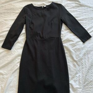 Old Navy Classic Black Long Sleeve Dress